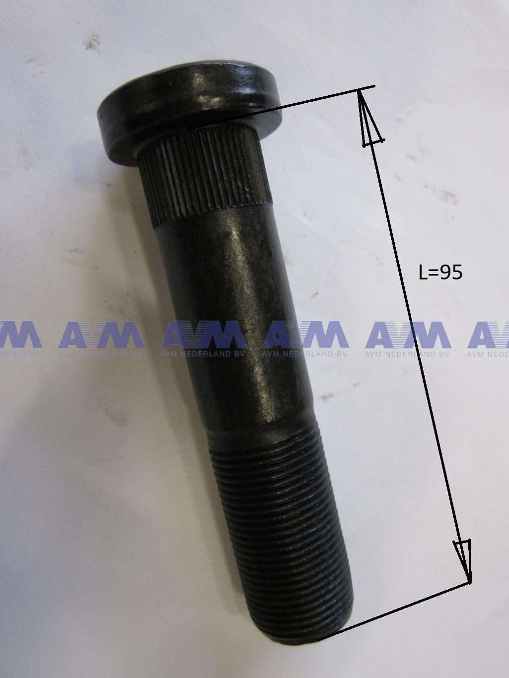 Tornillo de rueda L=95 mm 108.835.5 Kessler