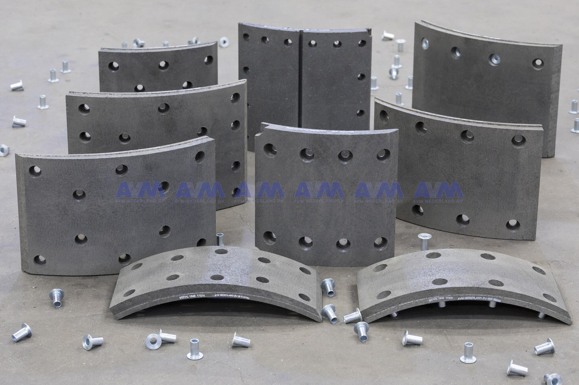 Brake lining 12.158.925 Wabco