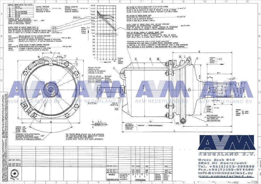 Brake actuator 32372040 Tadano Demag